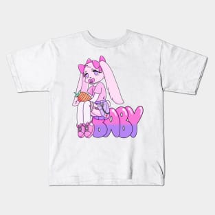 Furry Baby Bunny Kids T-Shirt